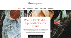 Desktop Screenshot of lovefragrances.net